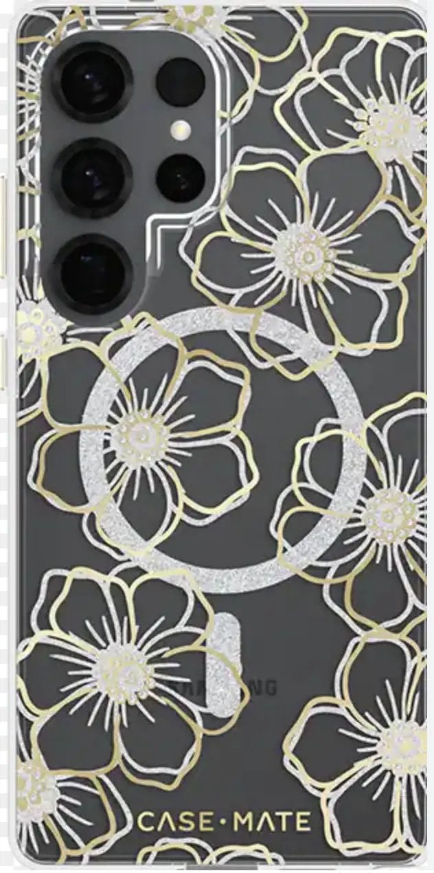 Case Mate Floral Gems MagSafe Case - Samsung Galaxy S25 Plus by BUMPER PHONE CASE