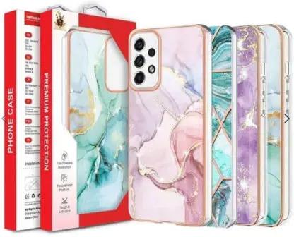 SupRshield Marble Pattern Bumper Case - Samsung Galaxy S22 Plus by BUMPER PHONE CASE