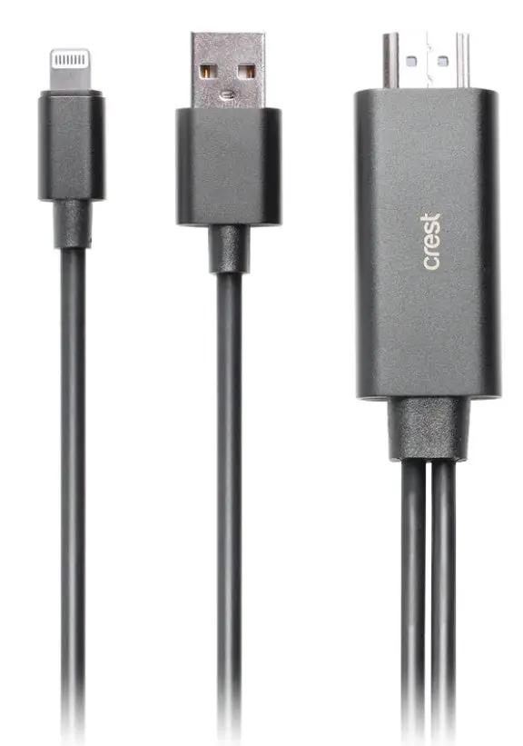 CREST Lightning to HDMI 2M by PHONE ACCESSORIES