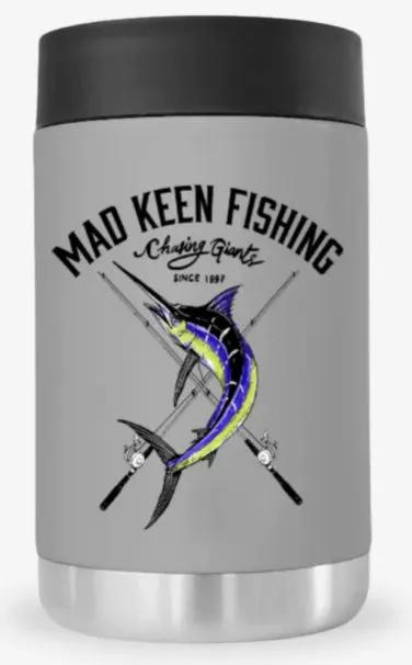 Madkeen Cracka Tinnie Chasing Giants 14oz - Grey by DRINKWARE