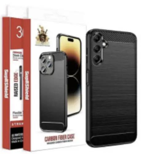 SupRshield Carbon Fiber Bumper Case - Samsung Galaxy A34 by BUMPER PHONE CASE