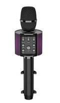 Laser Wireless Karaoke Microphone with 5w Built-In Speaker & LED Lights - Black by BLUETOOTH SPEAKERS
