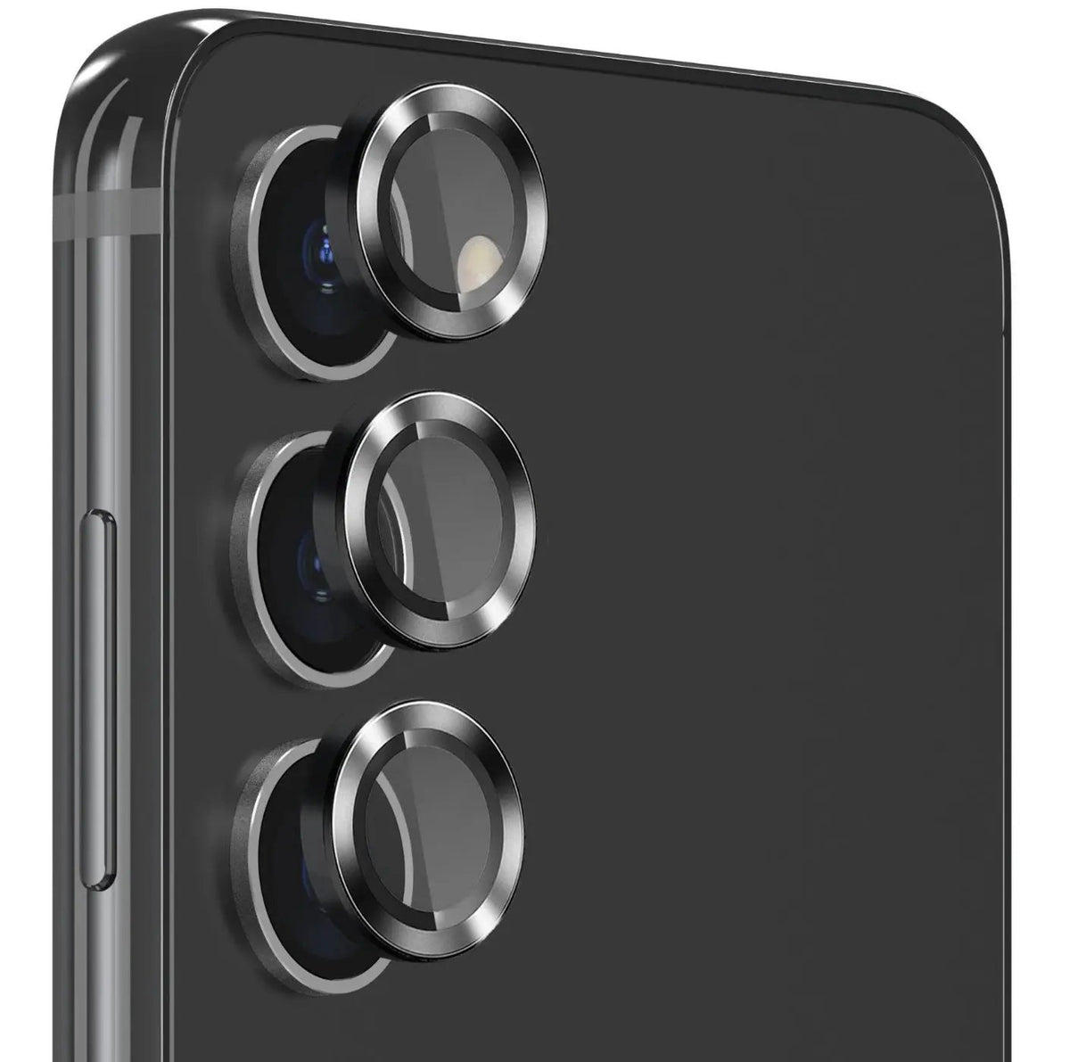 EFM Camera Lens Armour to Suit Samsung Galaxy S23 & S23 Plus - Carbon by CAMERA LENS