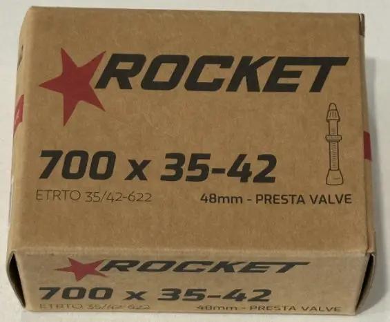 Rocket 700x35-42 48mm Presta Valve Tube by BIKE TUBES