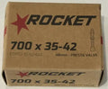 Rocket 700x35-42 48mm Presta Valve Tube by BIKE TUBES