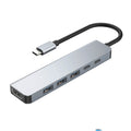 Laser USB-C 6-in-1 Multi-Port Hub with 4K HDMI and 100W PD Charging for Laptops by ADAPTERS