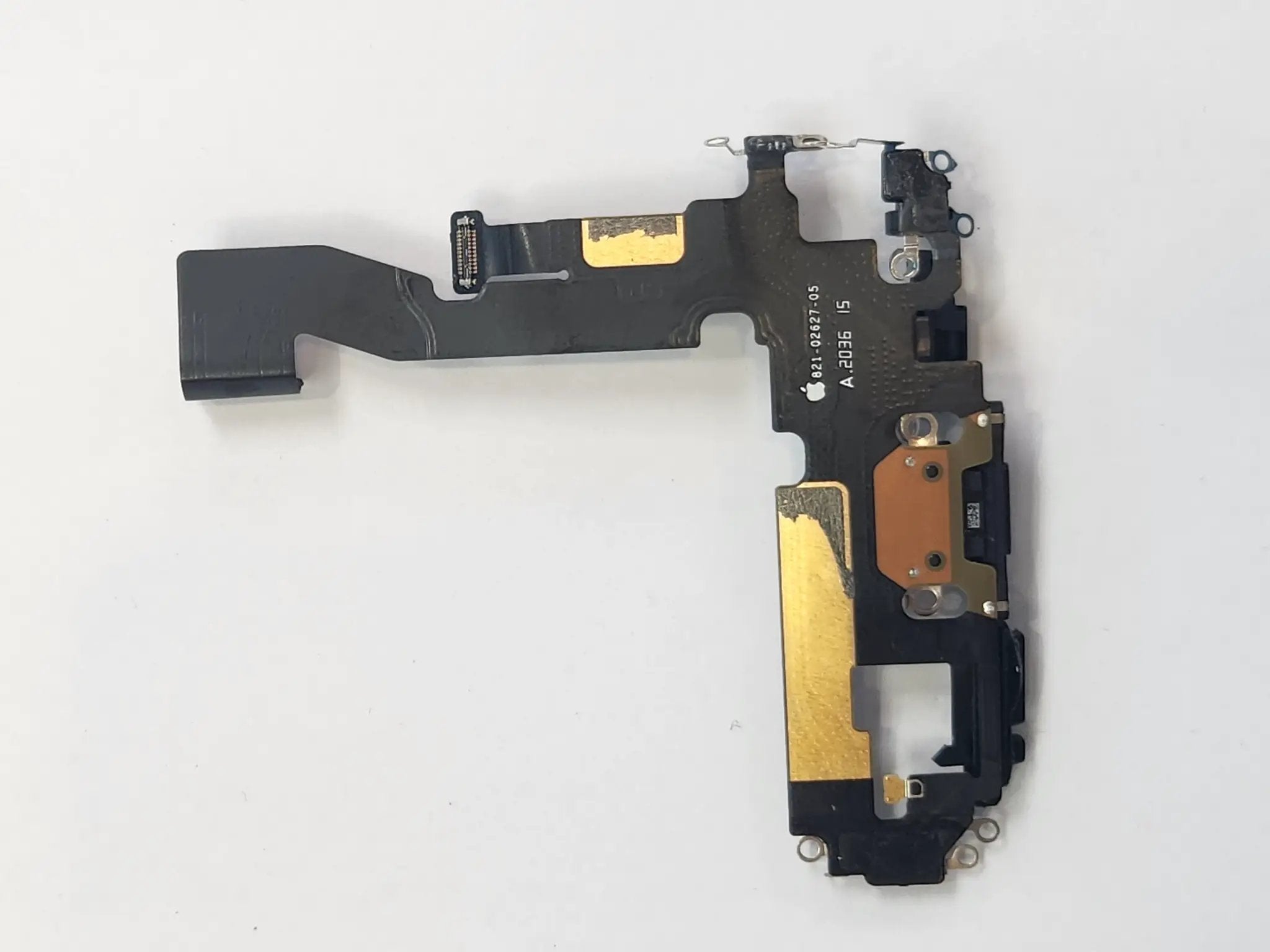 Charging Port Dock Flex Cable for iPhone 12 Black - OEM Pulled by PULLED PARTS