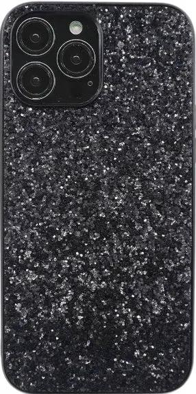 Black Glitter Bumper Case - Iphone 12/12 Pro by BUMPER PHONE CASE