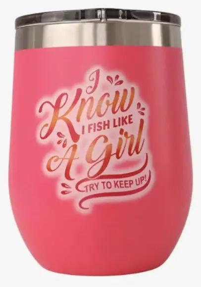 MADKEEN Corker Like A Girl Pink 10oz by DRINKWARE