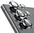 Kinglas Tempered Glass Ring Camera Lens Protector Samsung Galaxy S24 Ultra - Silver by CAMERA LENS