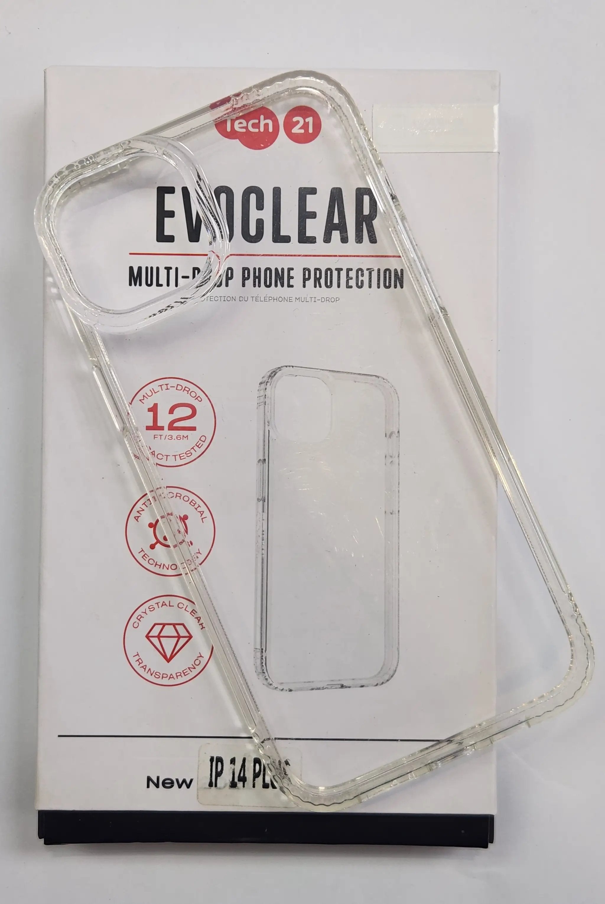 Tech 21 Evo Clear Bumper Case - Iphone 14 Plus by BUMPER PHONE CASE