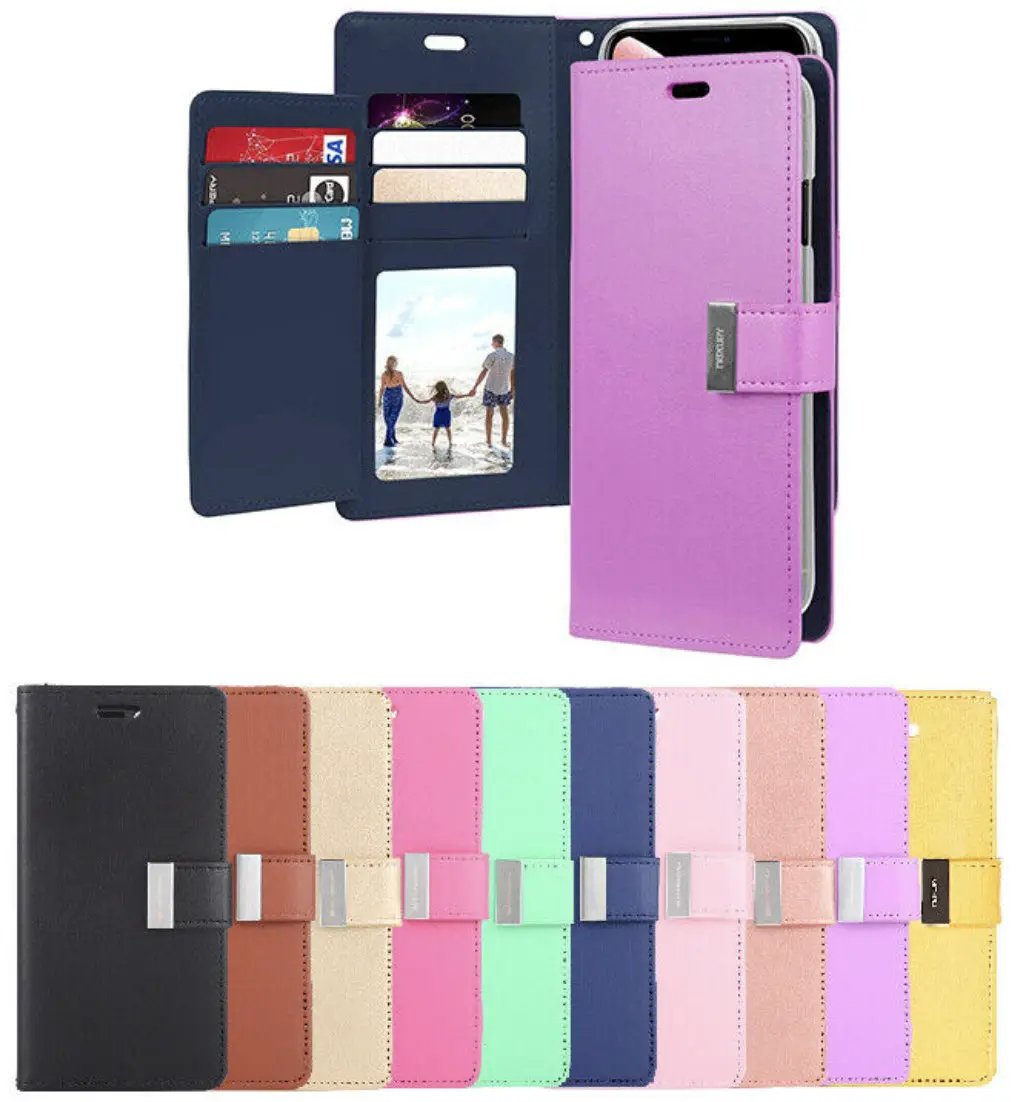 Mercury Goospery Rich Wallet Case - Iphone XR by WALLET PHONE CASE