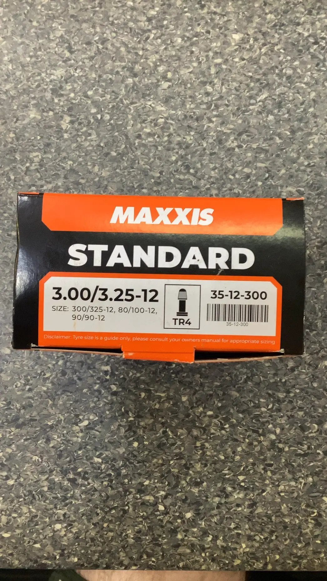 Maxxis Tube 3.00/3.25-12 TR4 (XCS) — 35-12-300