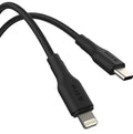EFM 1M USB-C to Lightning Braided Power & Data Cable by PHONE CABLES