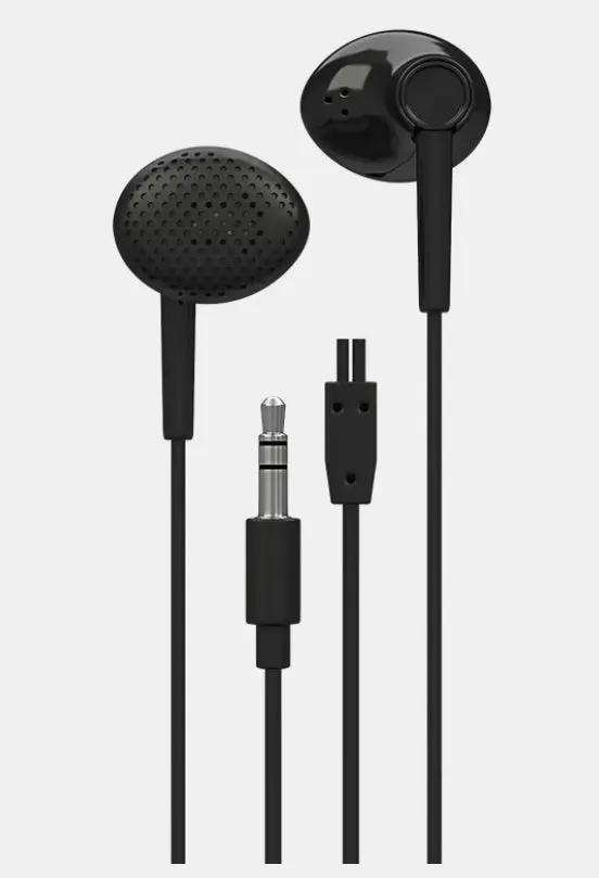 LIQUID EARS EVERYDAY Wired Earphones - BLACK by HEADPHONES