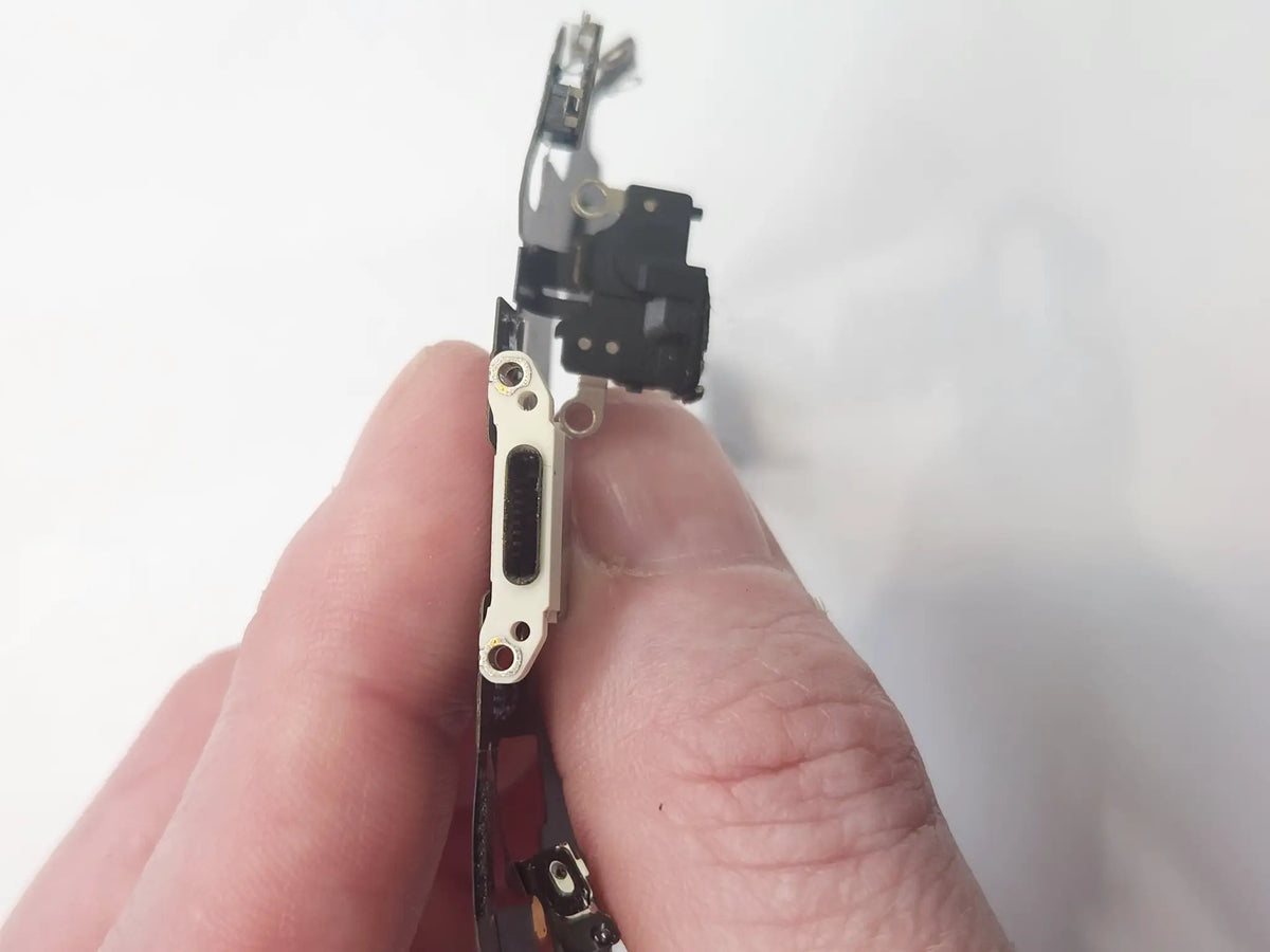 Charging Port Dock Flex Cable for iPhone 12 Black - OEM Pulled by PULLED PARTS