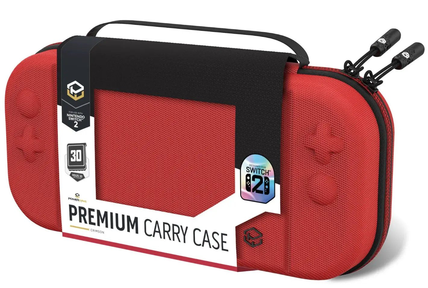 Powerwave Premium Carry Case for Nintendo Switch 2 - Crimson by Accessories