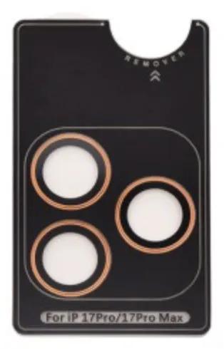 Kinglas Tempered Glass Ring Camera Lens Protector iPhone 17 Pro / iPhone 17 Pro Max - Orange by CAMERA LENS