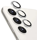 Kinglas Tempered Glass Ring Camera Lens Protector Samsung Galaxy S25 Plus - Silver by CAMERA LENS