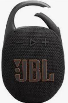 JBL Clip5 Bluetooth Speaker with Carabiner - Black / Orange by BLUETOOTH SPEAKERS