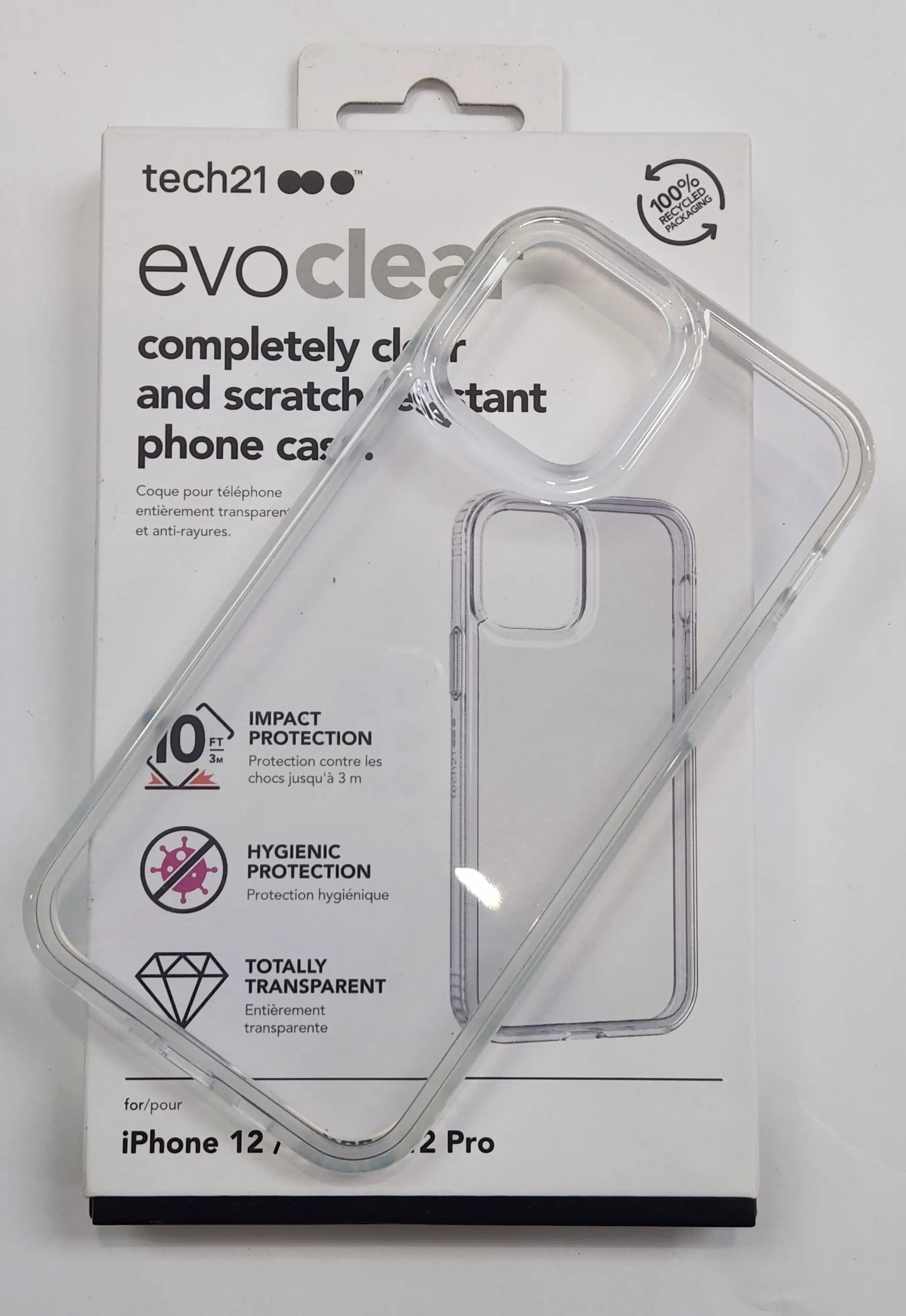 Tech 21 Evo Clear Bumper Case - Iphone 12/12 Pro by BUMPER PHONE CASE