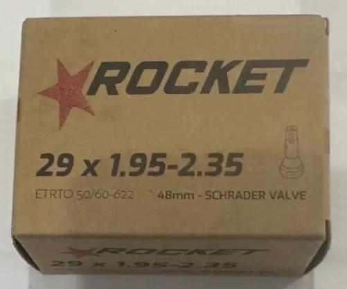 Rocket 29x1.95-2.35 48mm Schrader Valve Tube by BIKE TUBES