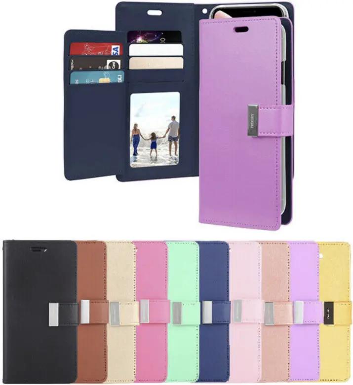 Mercury Goospery Rich Wallet Case - iPhone XS Max by WALLET PHONE CASE
