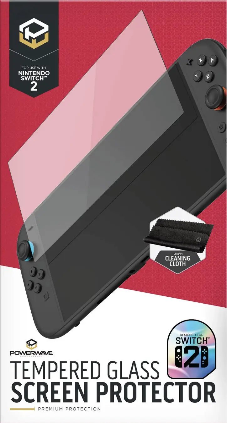 NS2 Powerwave Tempered Glass Screen Protector for Nintendo Switch 2 by SCREEN PROTECTOR