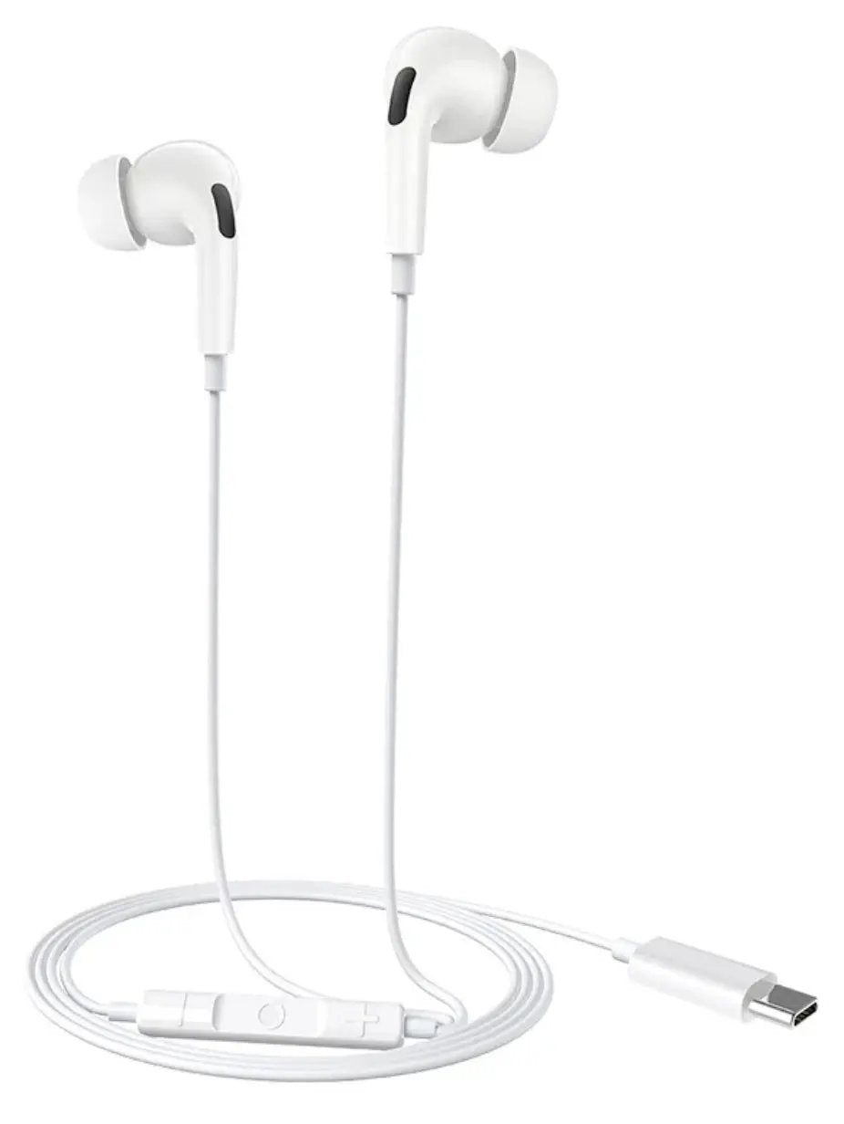 Baseus Encok CZ18 Wired USB-C Earphones - White by HEADPHONES