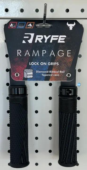 RYFE Rampage Lock On Pro Grips by BIKE ACCESSORIES