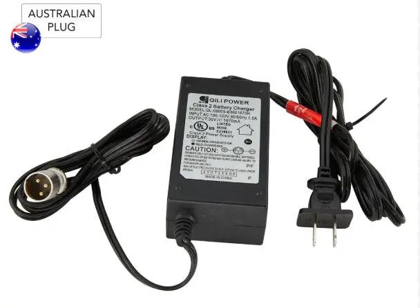 Razor Battery Charger for Crazy Cart XL, MX500, MX650, DXT, RSF650, SX500 Electric Scooter & Dirt Bike Models by E-SCOOTER CHARGERS