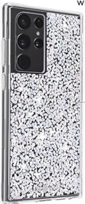 Case Mate Twinkle Case - Samsung Galaxy S22 Ultra - Disco White by BUMPER PHONE CASE