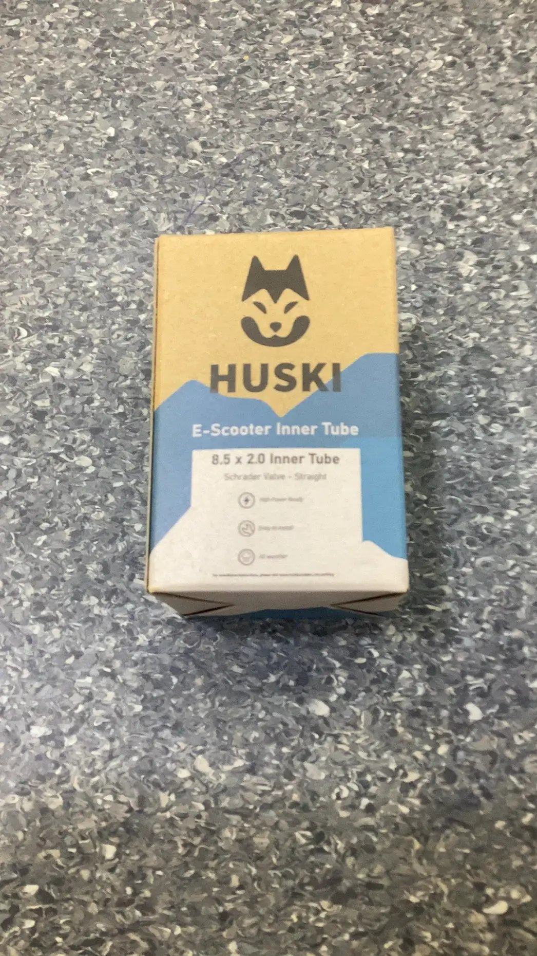 Huski E-scooter Tube 8.5" x 2" SCH Straight (Fits 9.5x2.3) by E-SCOOTER TUBES