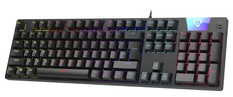 Laser Full Size RGB Mechanical Gaming Keyboard - Black by KEYBOARD / MOUSE