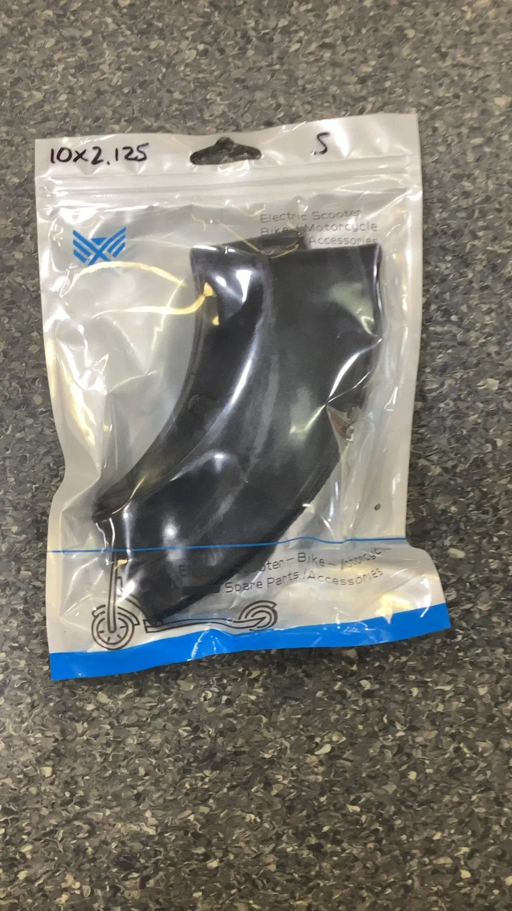 Escooter Tube 10x2.125 Straight valve by E-SCOOTER TUBES