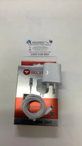 Techano AC Charger with Lightning to USB-A Charge/Sync Cable 1M by PHONE CHARGERS