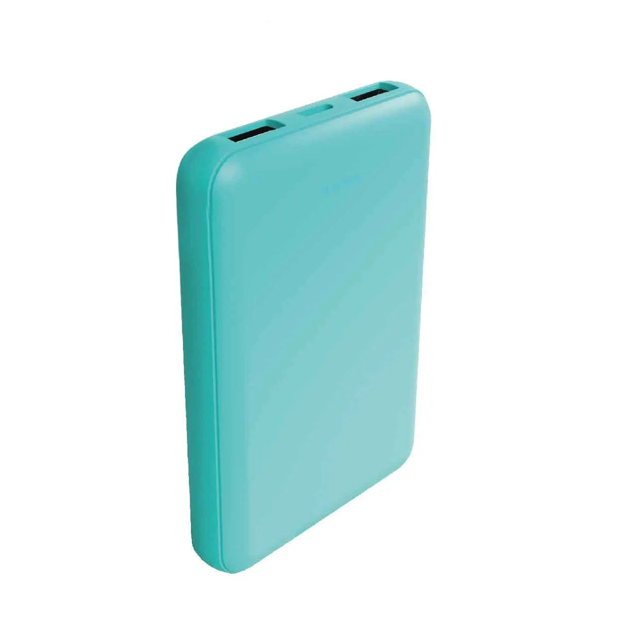 Laser 5,000mAh Powerbank with LED Power Indicator - Aqua by POWER BANKS