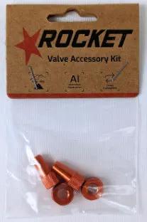 Rocket Valve Accessory Kit - Orange by BIKE ACCESSORIES