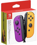 Nintendo Switch Joy Con Pair - Neon Purple and Neon Orange by Accessories