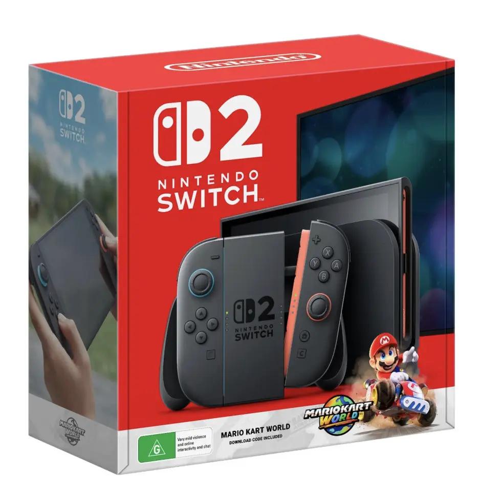 Nintendo Switch 2 Console Mario Kart World Bundle by Console
