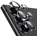 Kinglas Tempered Glass Ring Camera Lens Protector Samsung Galaxy S24 Ultra - Black by CAMERA LENS