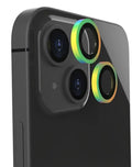EFM Camera Lens Armour to Suit iPhone 14 & iPhone 14 Plus - Rainbow by CAMERA LENS