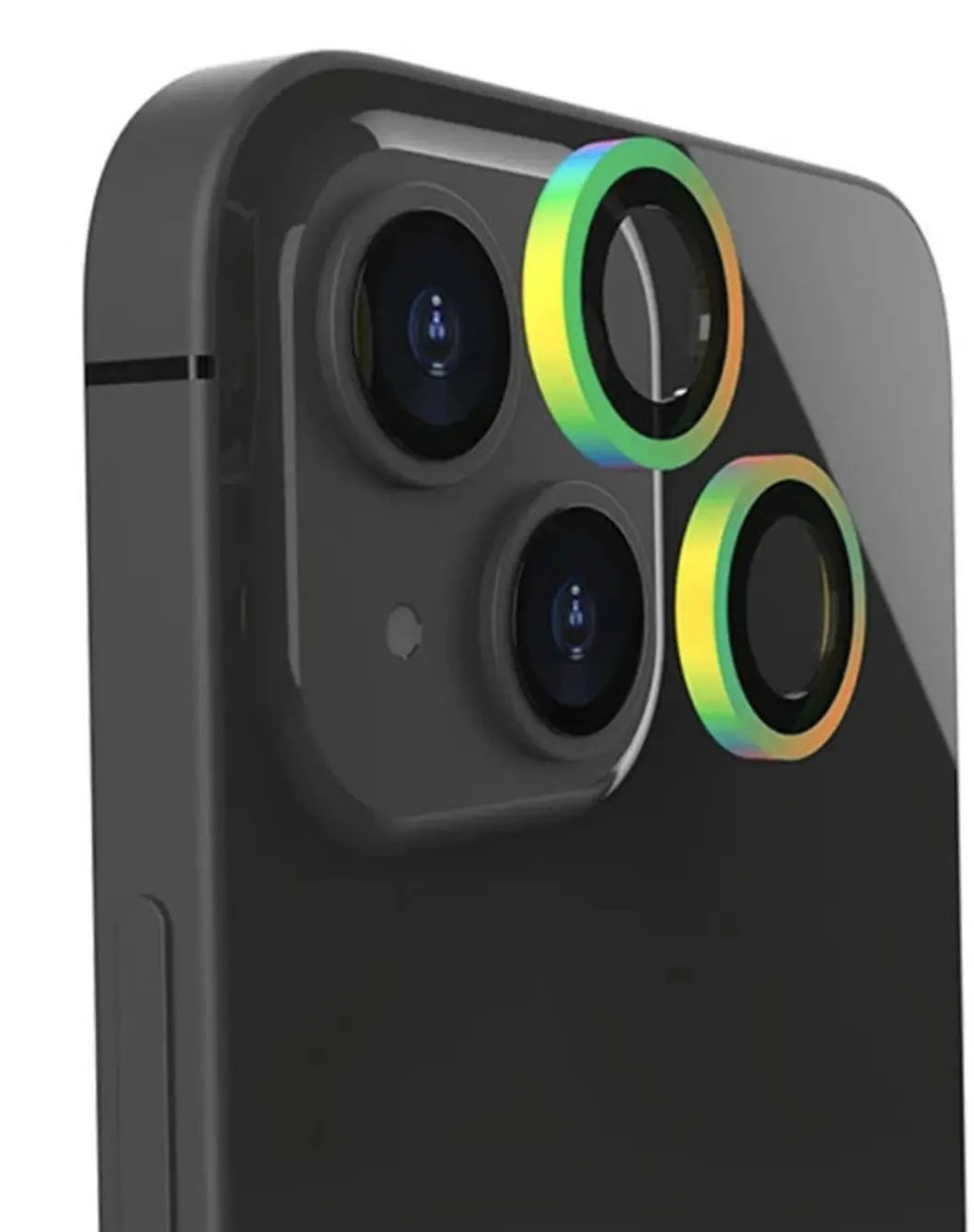 EFM Camera Lens Armour to Suit iPhone 14 & iPhone 14 Plus - Rainbow by CAMERA LENS