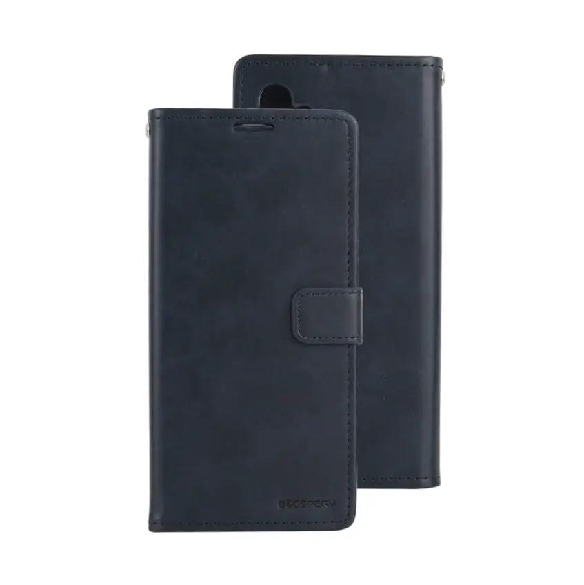 Mercury Goospery Blue Moon Wallet Case - Samsung Galaxy S22 Ultra by WALLET PHONE CASE
