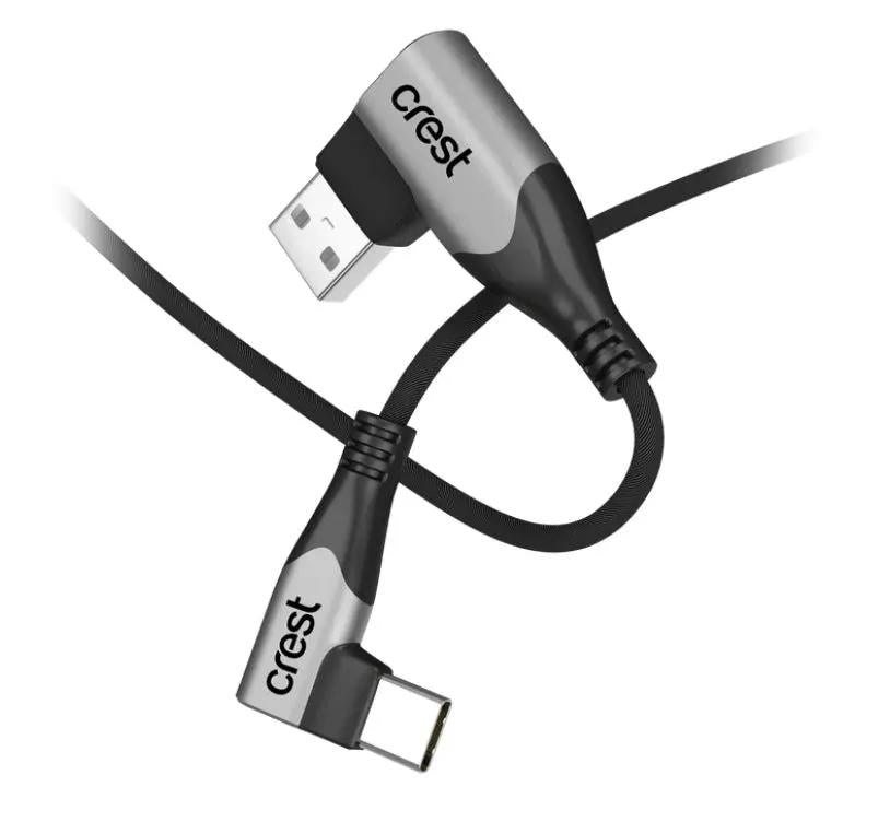 CREST USB-C to USB-A Kevlar Cable 1.5M by PHONE CABLES