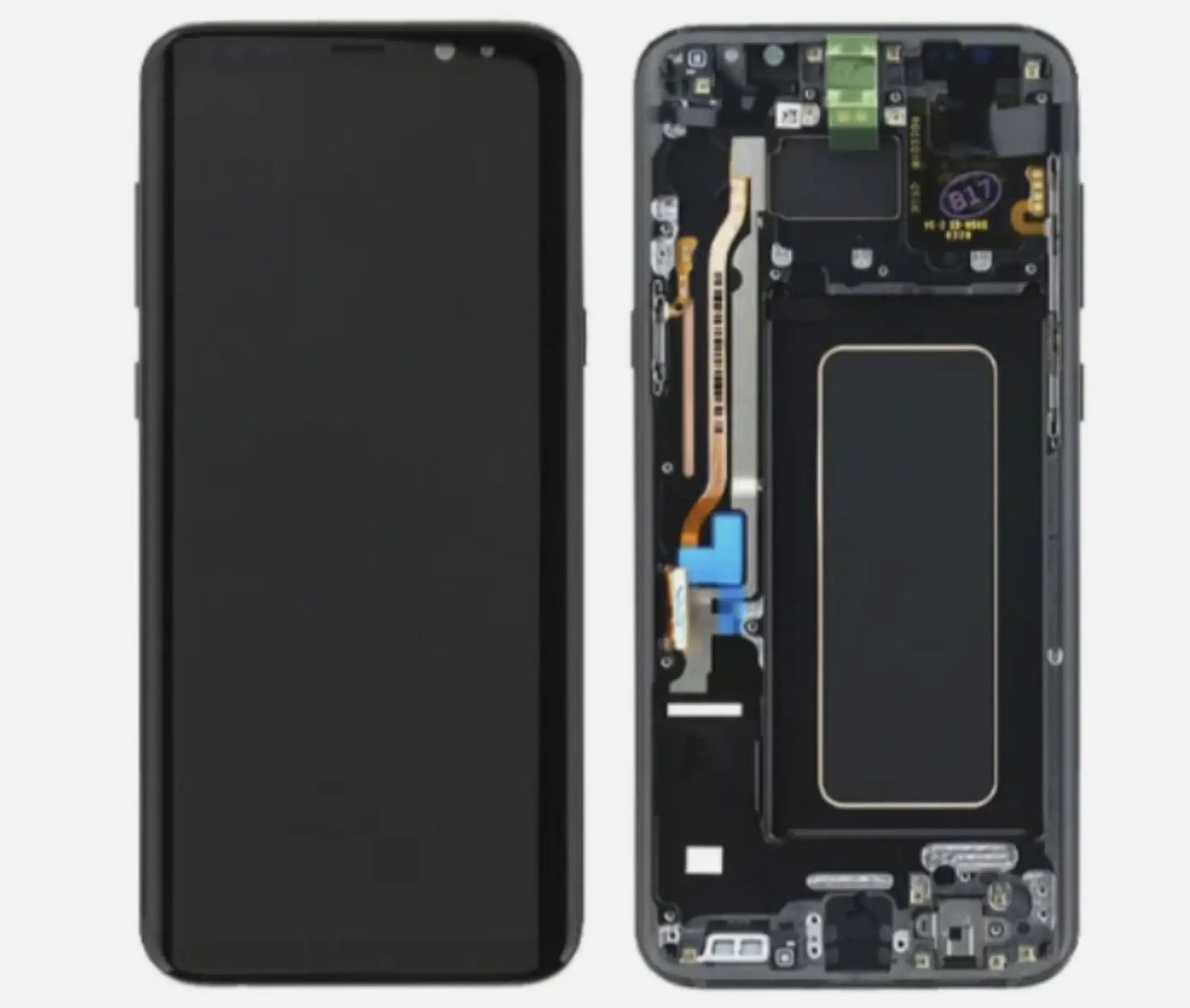 Samsung Galaxy S8 G950 LCD Screen Replacement with Digitizer Assembly [With Frame] [Service Pack] by screens