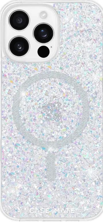 Case Mate Twinkle MagSafe Case - iPhone 13/14/15 Pro - Disco White by BUMPER PHONE CASE