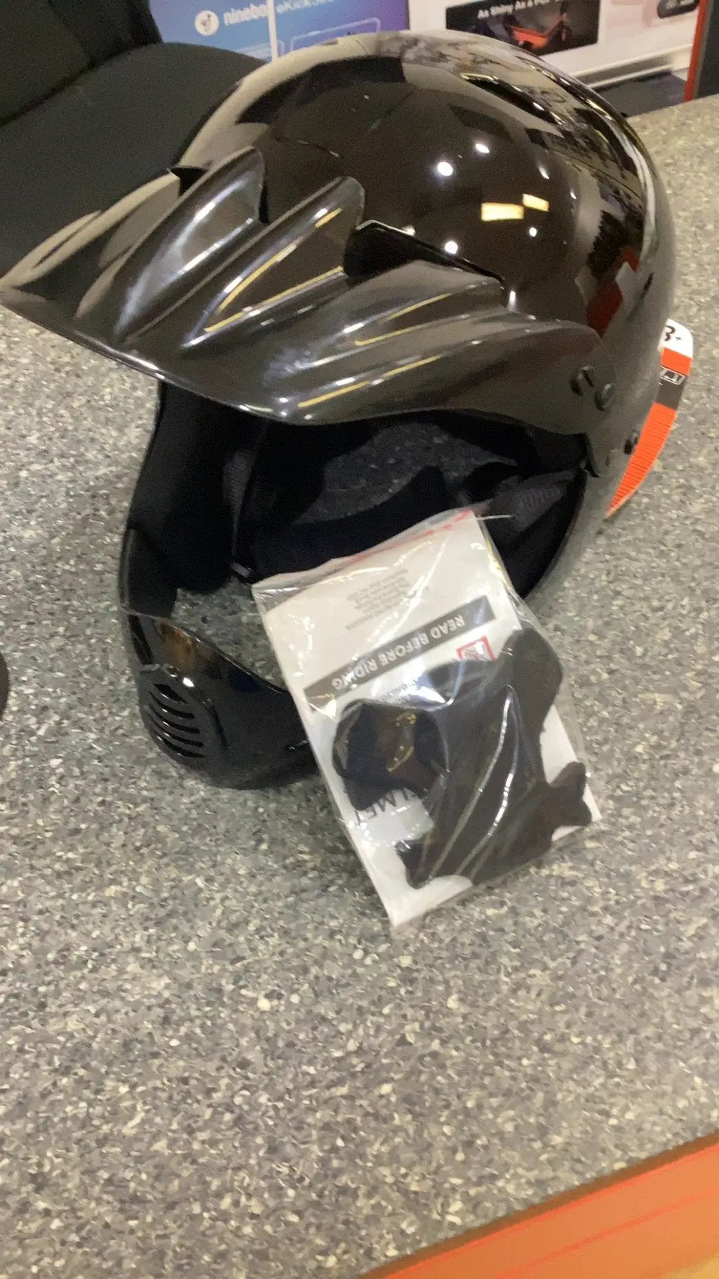 Razor Full Face Helmet - Gloss Black by APPAREL