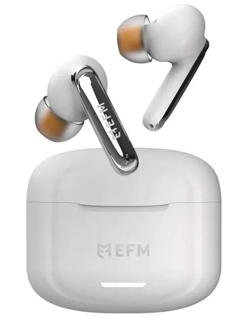 EFM New Orleans TWS Earbuds With Active Noise Cancelling - White by HEADPHONES