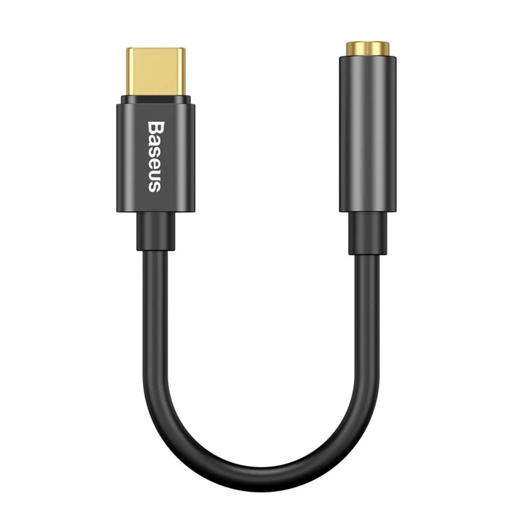 Baseus Type-C Male to 3.5mm Female Adapter L54-Black by PHONE CABLES